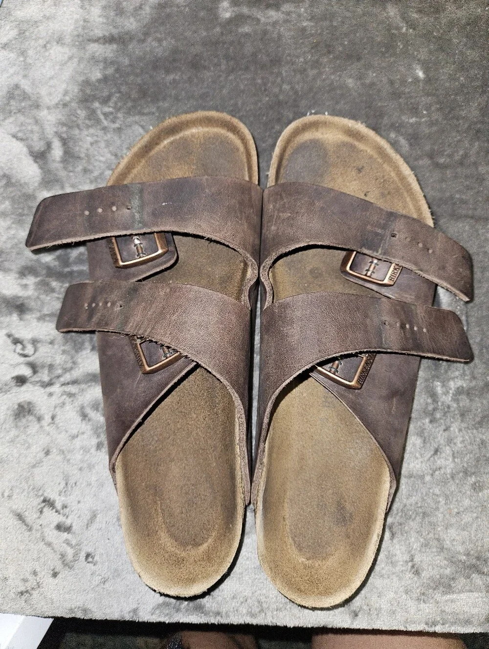 Birkenstock Arizona Double Buckle Sandal Flawed Boho Casual Softbed 31 Cm